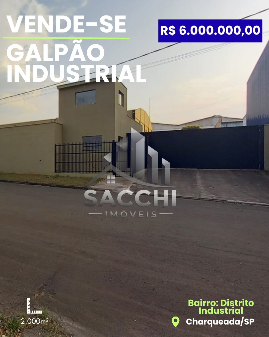 VENDE-SE GALPÃO COMERCIAL EM CHARQUEADA - 1
