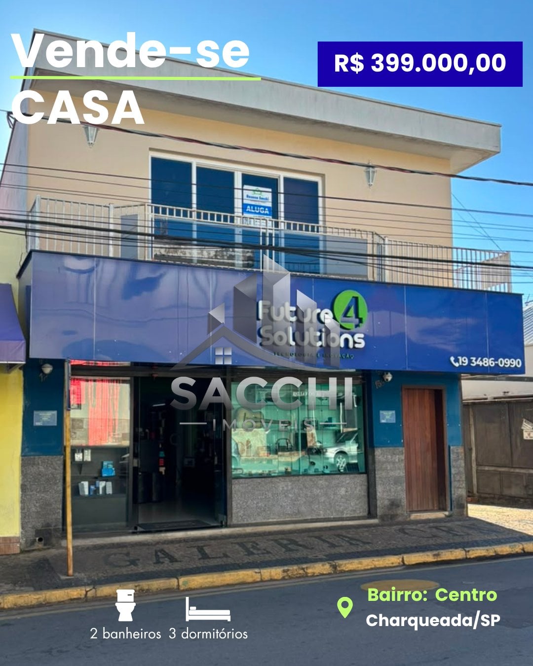 VENDE-SE CASA EM CHARQUEADA – SP - 1
