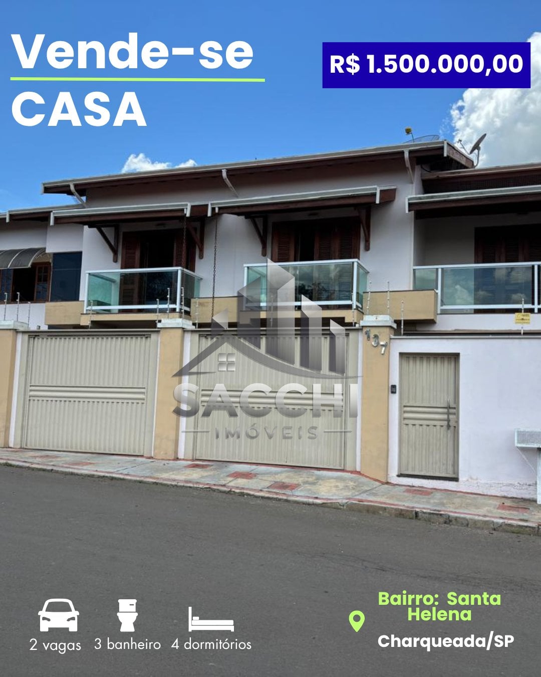 VENDE-SE CASA EM CHARQUEADA – SP - 1
