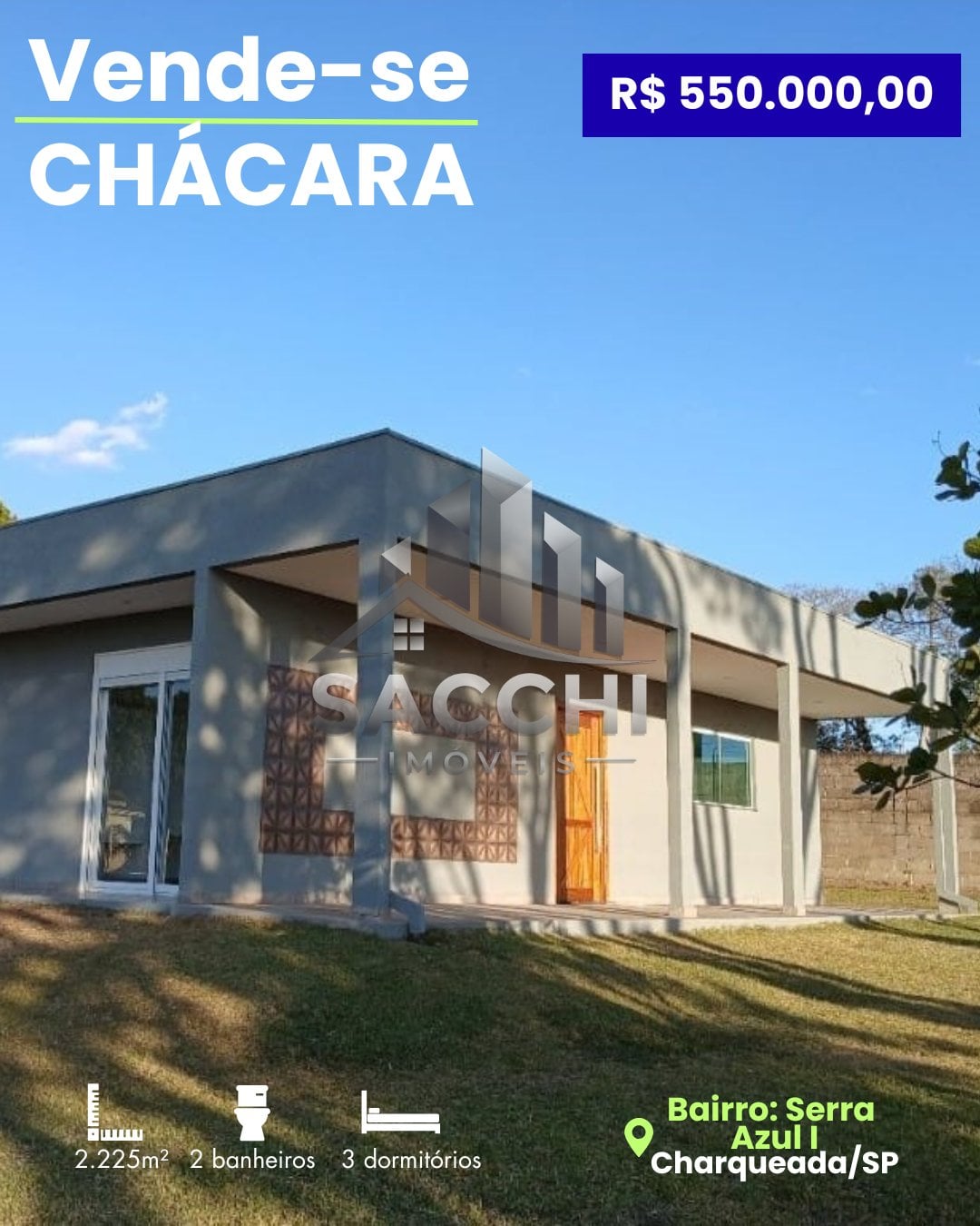 VENDE-SE CHÁCARA EM CHARQUEADA - 1