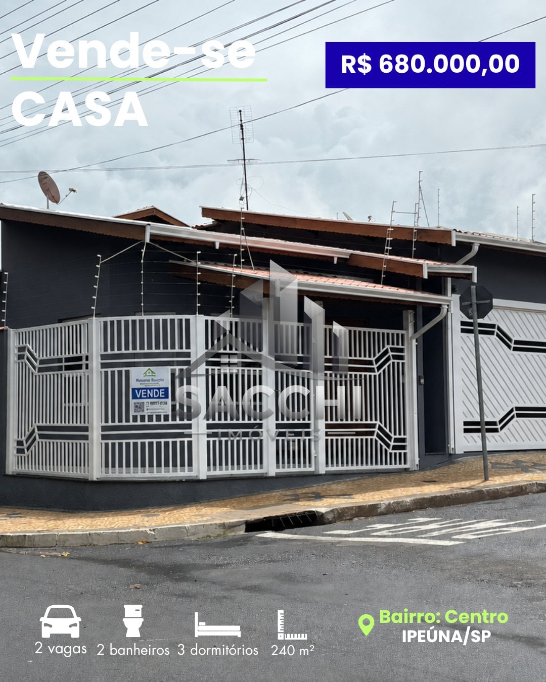 VENDE-SE CASA EM IPEÚNA - 1
