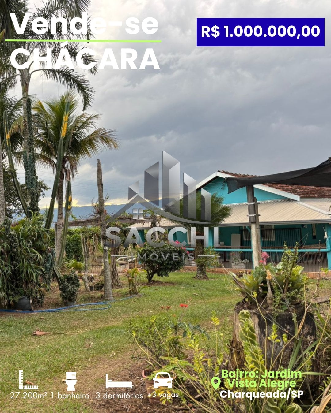 VENDE-SE CHÁCARA EM CHARQUEADA - 1